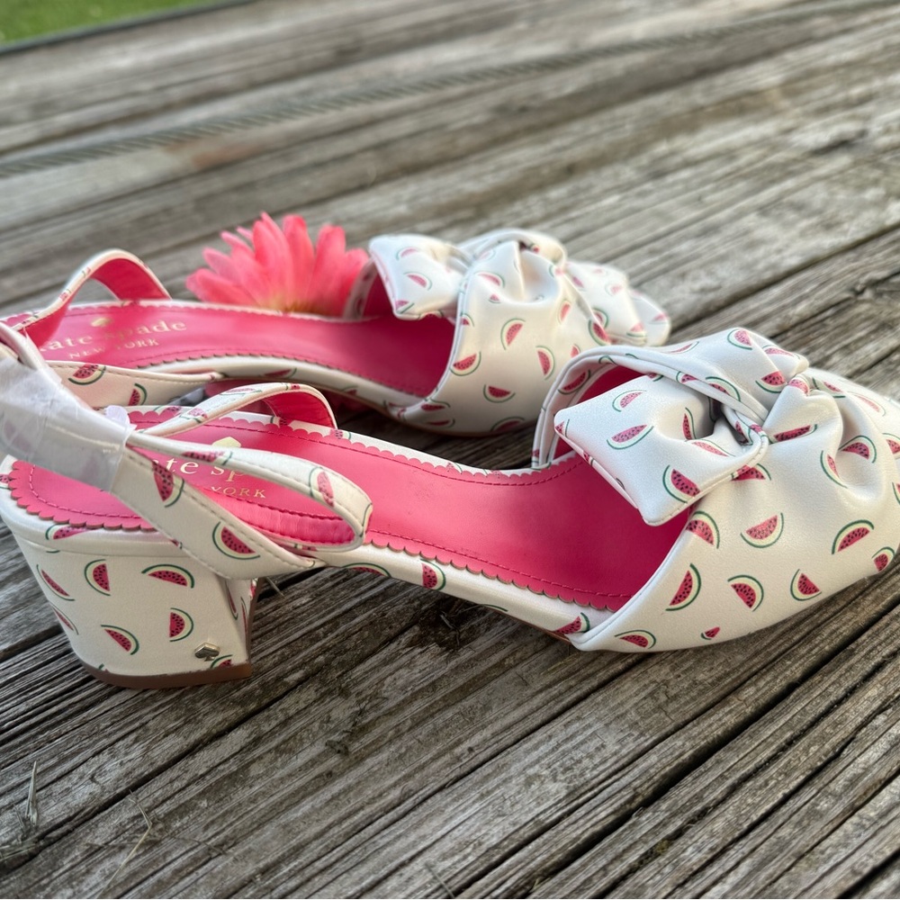 Kate Spade Camille Watermelon Party Sandals  NEW!! Super Rare Fun Shoes Size 8 - Picture 7 of 13